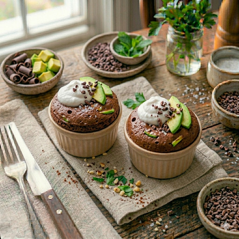 Mousse de Chocolate e Abacate (Cremoso)